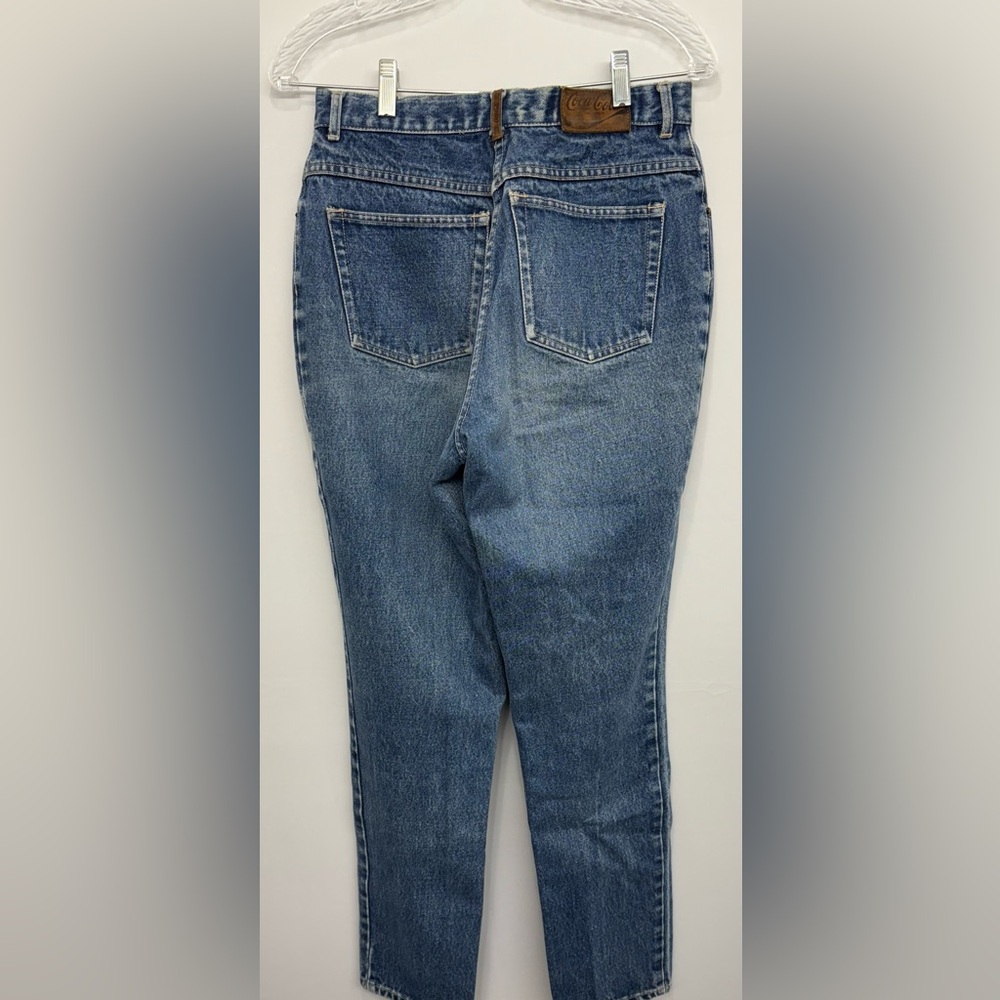 Coca Cola ® Vintage Officially Licensed woman’s 14 Light Wash Blue Jeans Pants - Picture 2 of 8